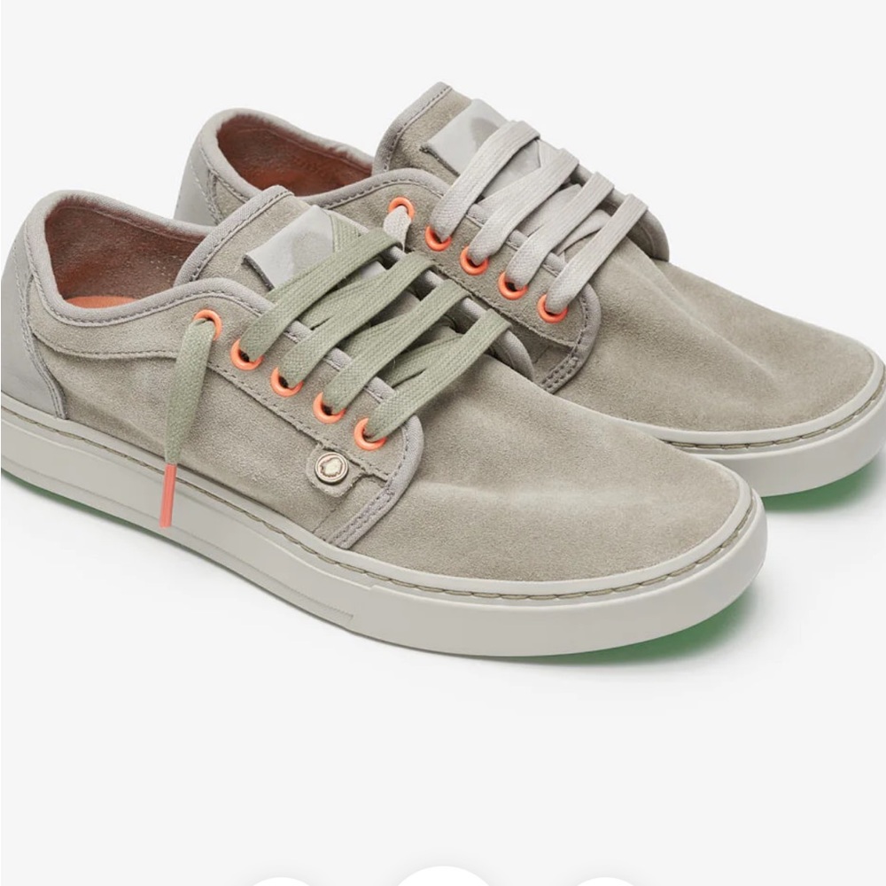 Satorisan Heisei suede shoes in Gravel sz 38 7.5